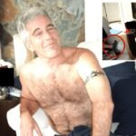 Disturbing photo in DOJ’s Jeffrey Epstein document drop shows shirtless pedophile with tiny tot