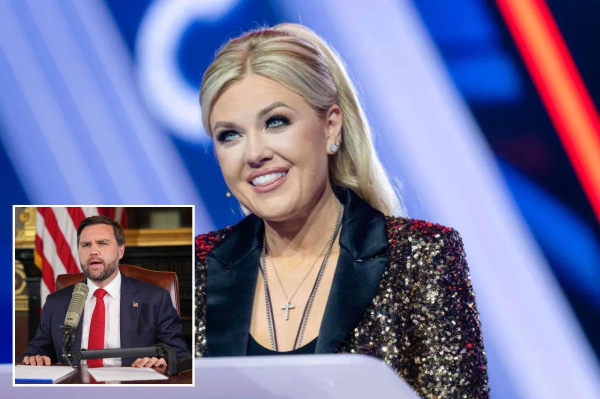 Erika Kirk vows to get JD Vance elected president ‘in the most resounding way possible’ during TPUSA AmericaFest