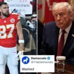 Dems roasted after posting nonsensical video comparing Trump to struggling Kansas City Chiefs: ‘The team with Mr Taylor Swift?’