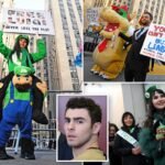Loony Luigi Mangione fans dress up, line up for chance to see alleged cold-blooded killer in NYC court