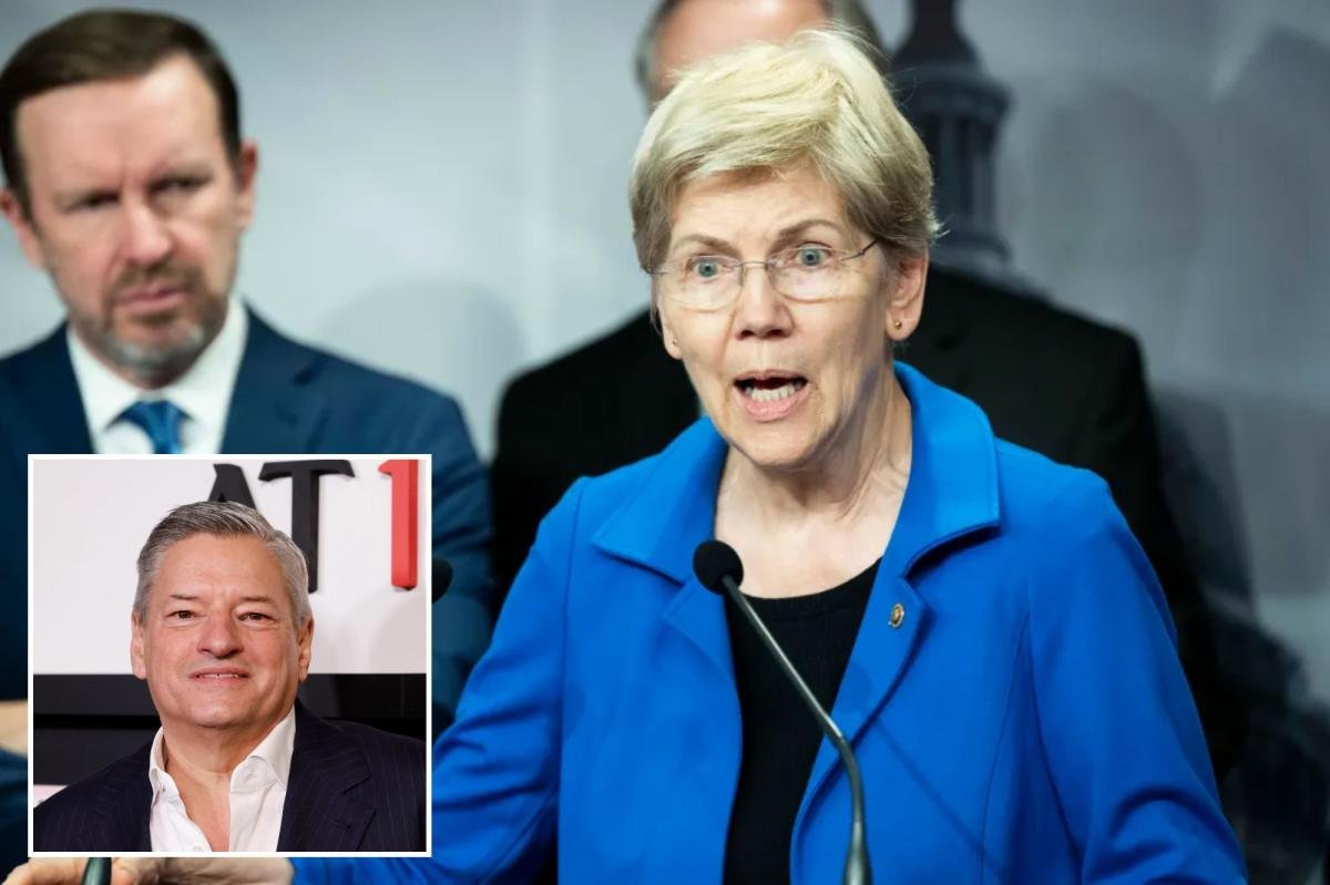 Sen. Elizabeth Warren slams Netflix’s $72B deal for WBD, calls it an ‘anti-monopoly nightmare’