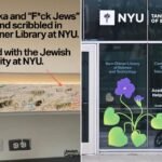 Hateful graffiti — including swastika — found scrawled on wall inside NYU library: cops