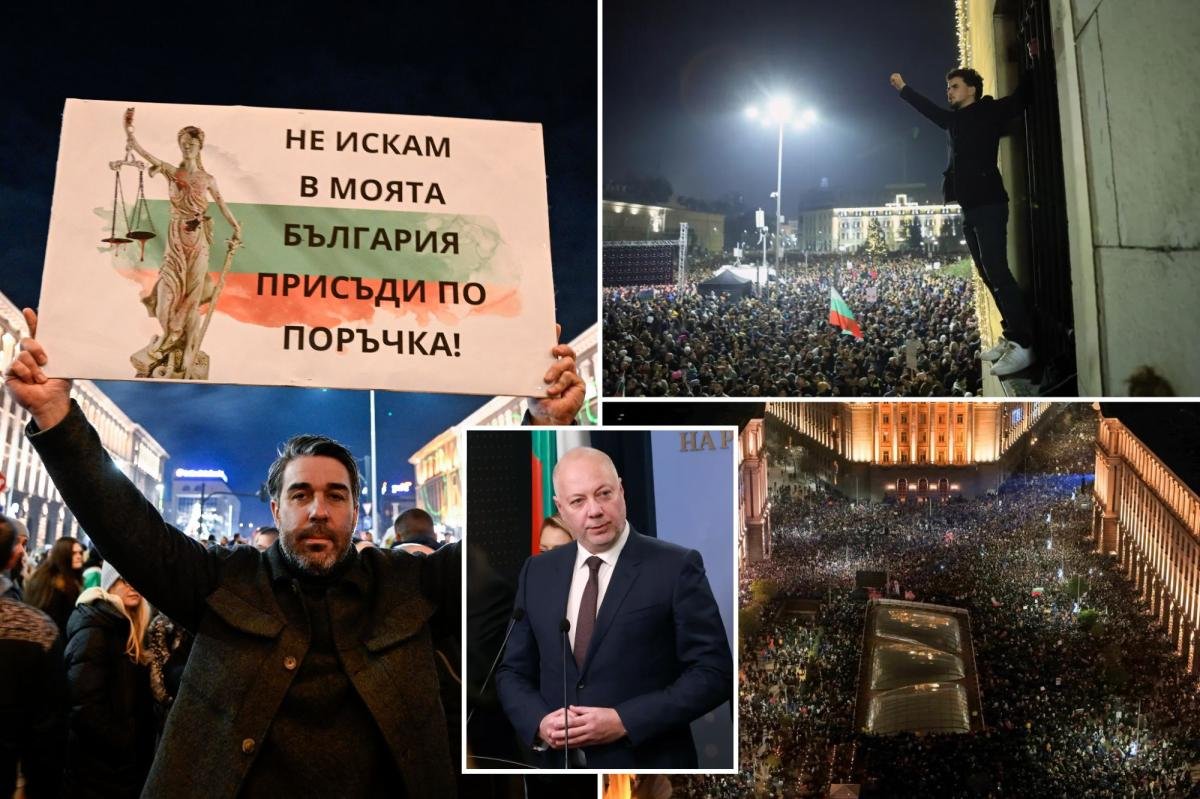 Bulgarian government resigns after weeks of street protests
