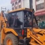 Bulldozer action in Rajasthan's Chomu after stone-pelting incident