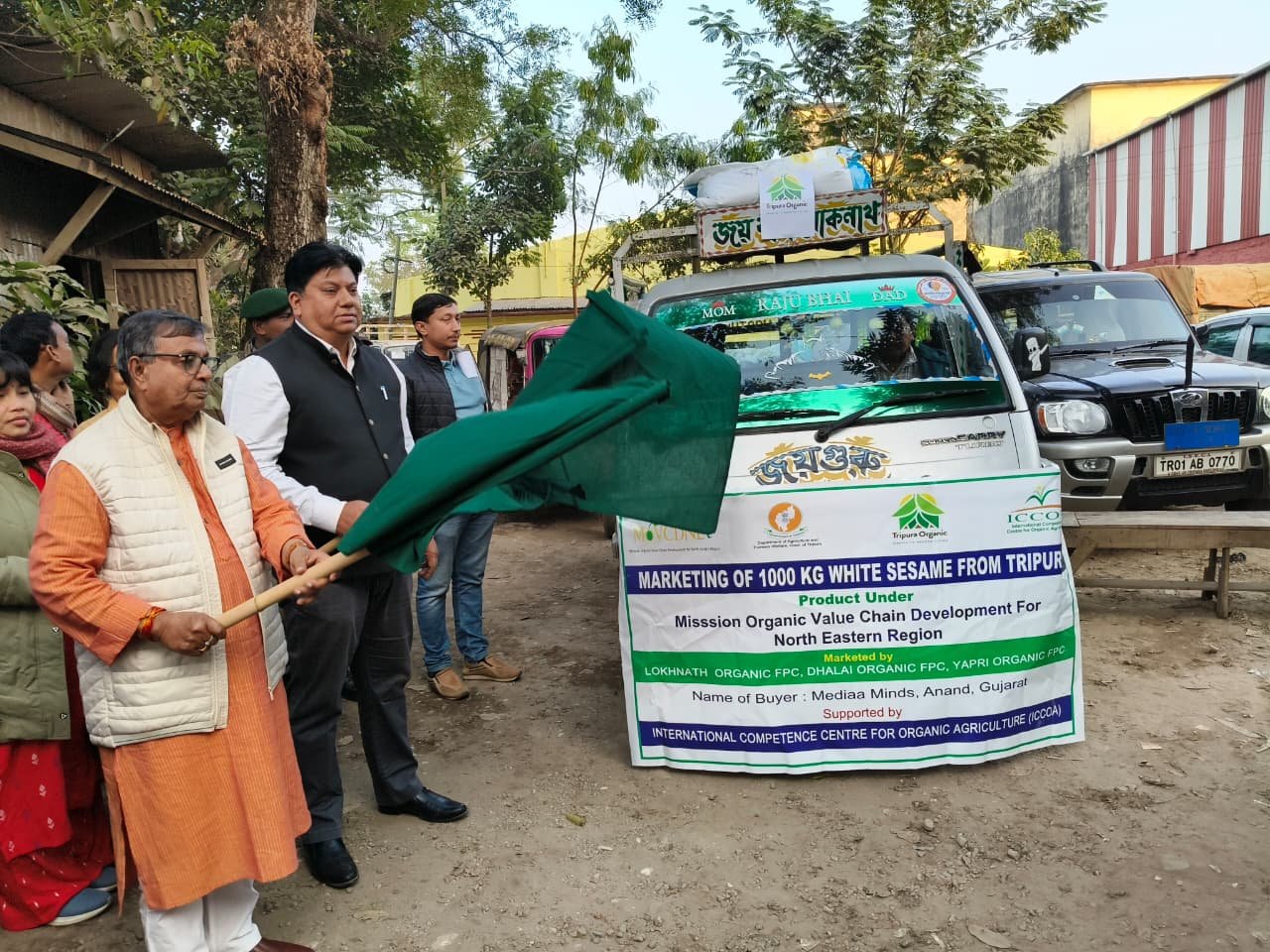 Tripura exports organic white sesame to Gujarat; 5.50 cr organic produce shipped since 2023