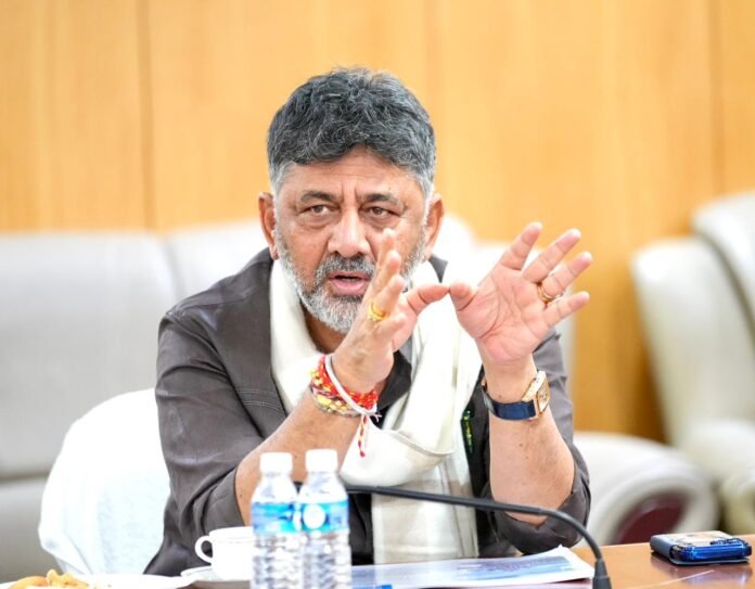 BJP does not have moral right to talk about Gandhi & protest near his statue: K’taka Dy CM Shivakumar