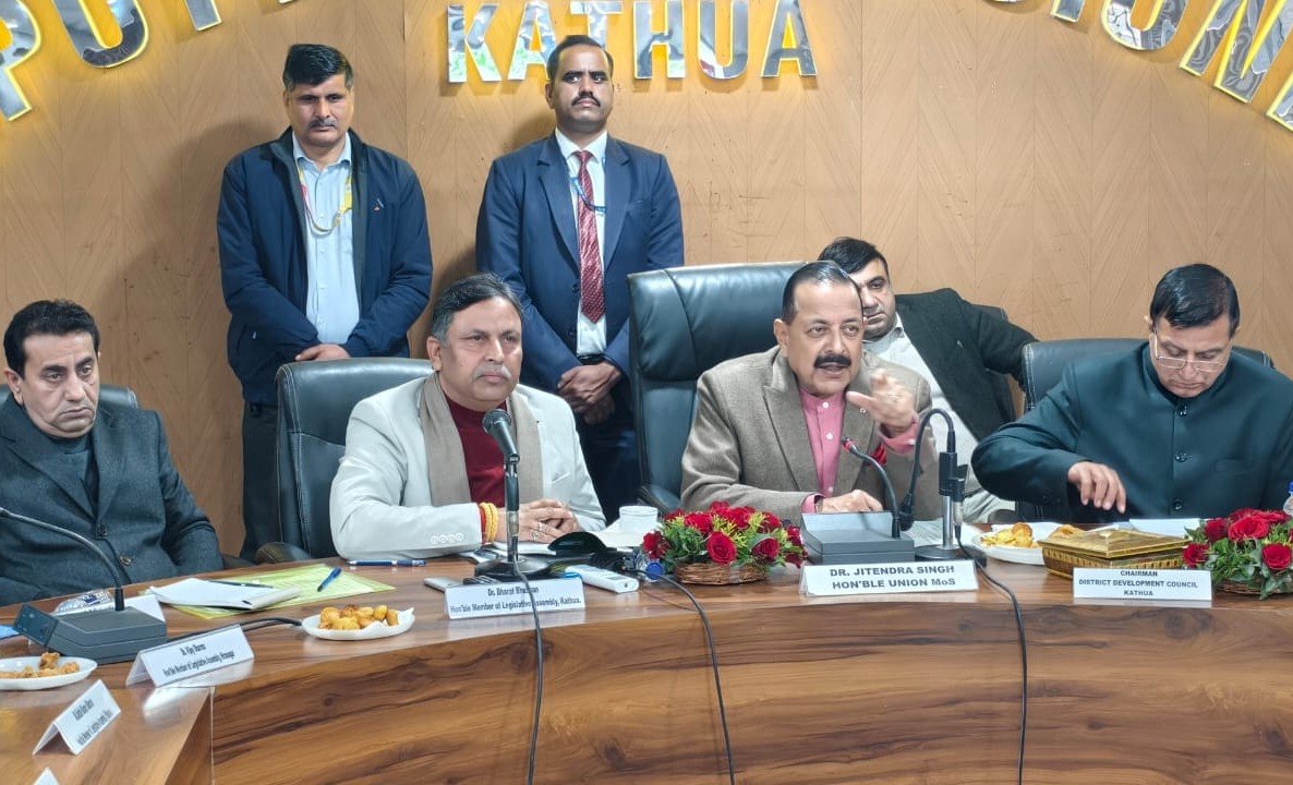 Work underway to stop flow of J&K water to Pakistan: MoS Jitendra Singh