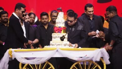 A R Rahman celebrates birthday with 'Moonwalk' team; cuts cake at audio launch