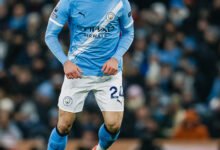 Man City defender to undergo surgery for tibial fracture in his right leg