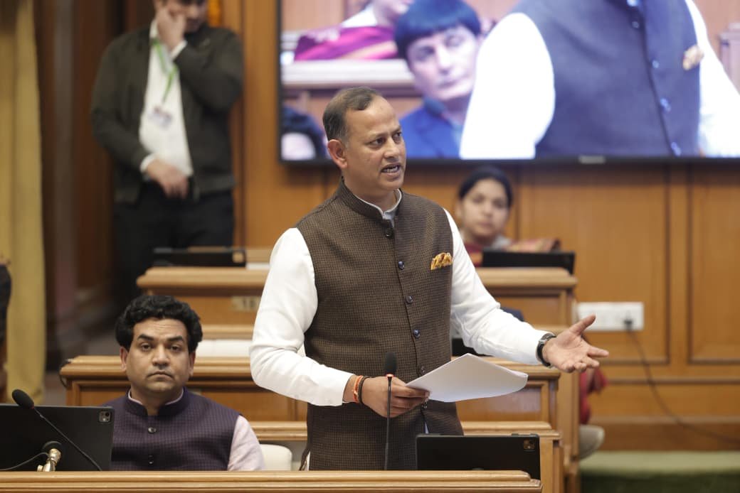 Delhi Minister Ravinder Indraj Singh moves Vote of Thanks in LG’s Address  