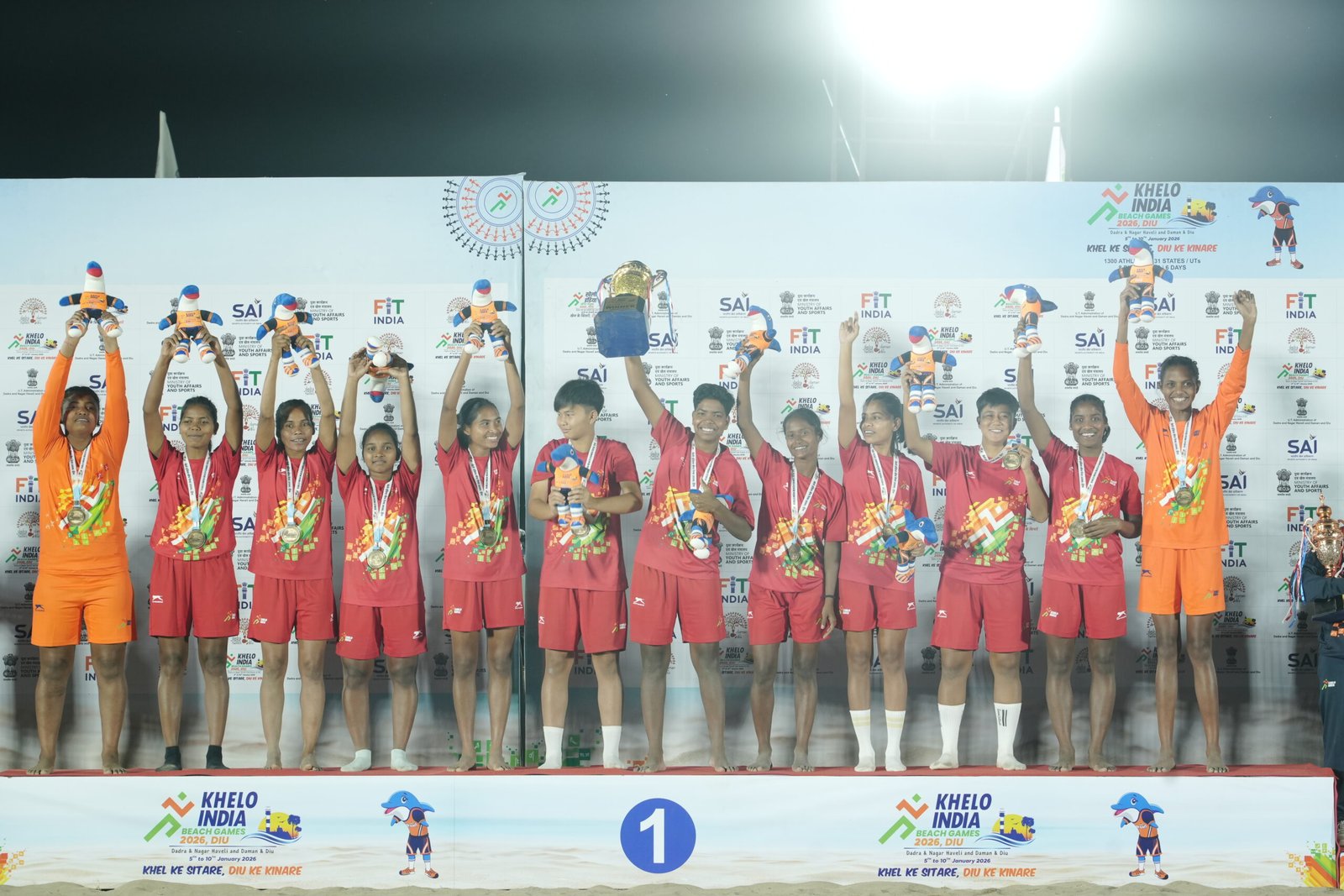 KIBG 2026: Kerala men, Odisha women retain Beach Soccer gold medals; Madhya Pradesh atop standings 1 KIBG 2026: Kerala men, Odisha women retain Beach Soccer gold medals; Madhya Pradesh atop standings