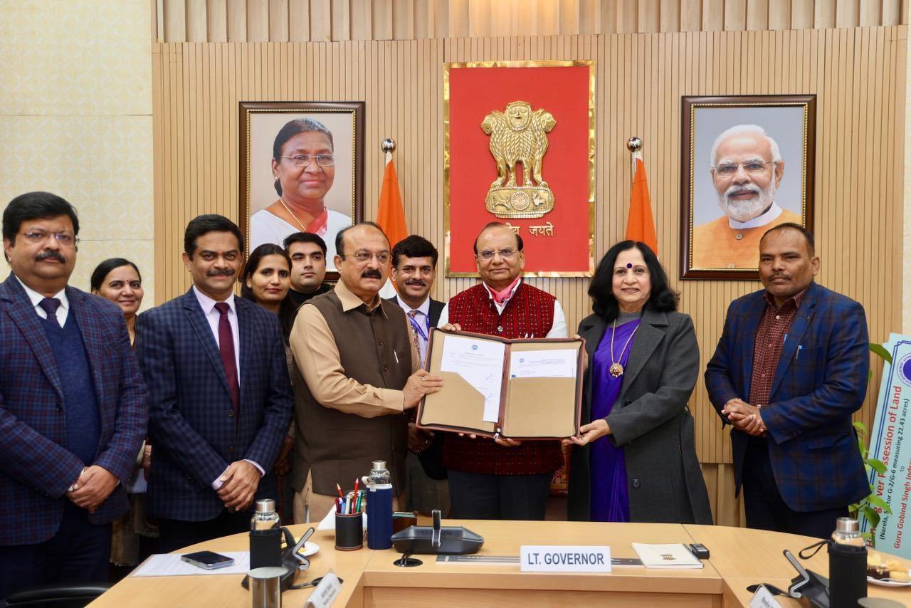 Delhi LG slams previous AAP govt for delaying 2 universities’ land allotment