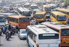 Sankranti rush: Hyderabad-Vijayawada highway teeming with vehicles