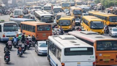 Sankranti rush: Hyderabad-Vijayawada highway teeming with vehicles