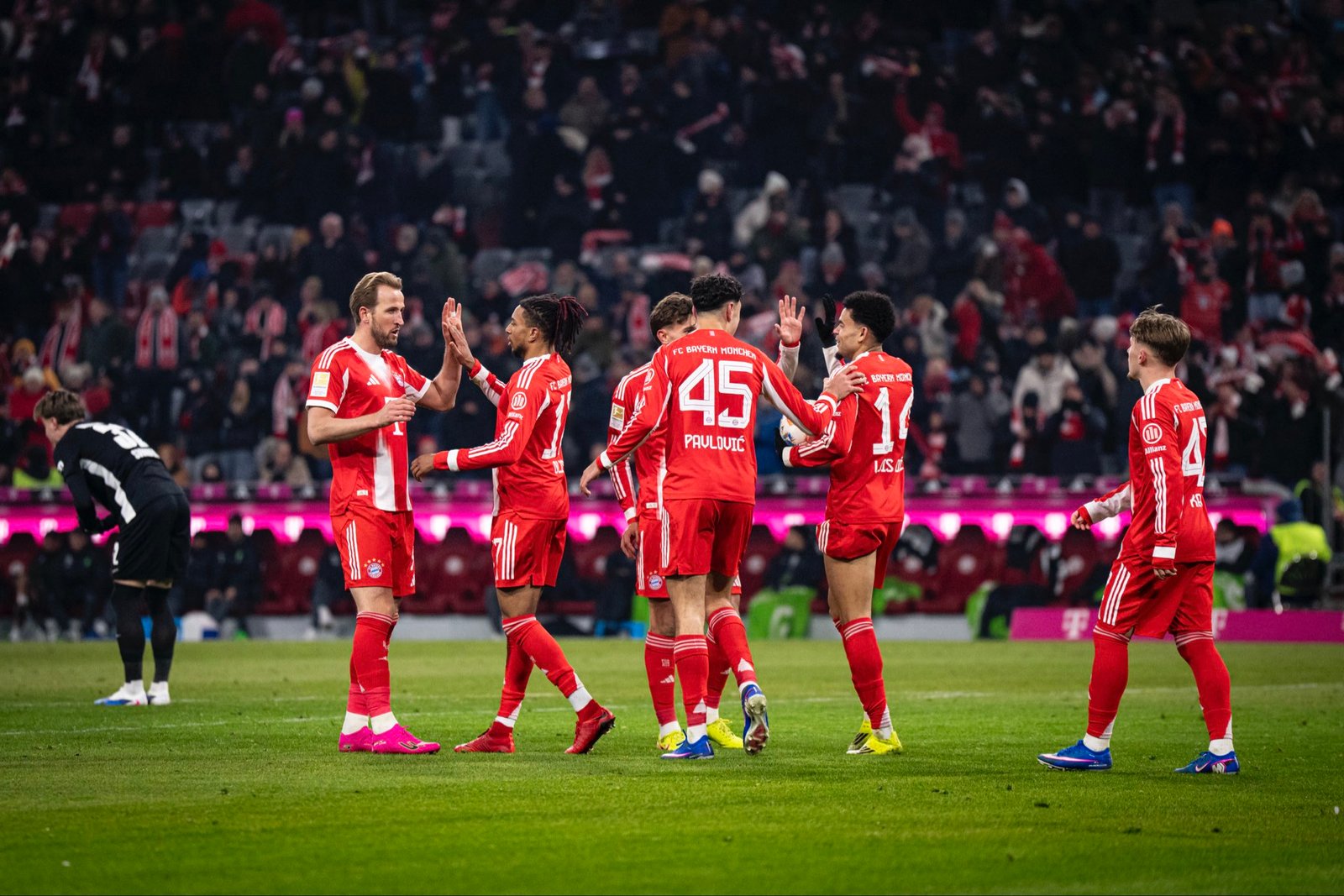 Bayern rout Wolfsburg to tighten grip on Bundesliga summit