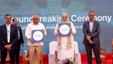 HM Shah unveils Rs 250-crore development push in Mansa, lays foundation for pharma academy in Ahmedabad