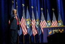 Trump says US economy rebounded in first year