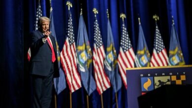 Trump says US economy rebounded in first year