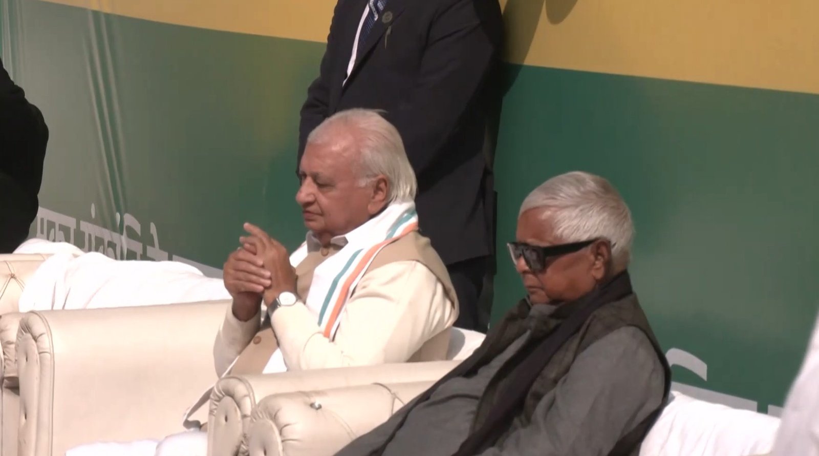 Lalu Prasad attends 'dahi-chura' feast at Tej Pratap's residence