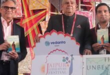 Former VP Jagdeep Dhankhar launches son-in-law’s book ‘The Unbecoming’ at JLF