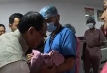 Shivraj Singh Chouhan welcomes his granddaughter as Kartikey becomes father