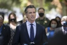 California governor says he was barred from Davos event by Trump administration