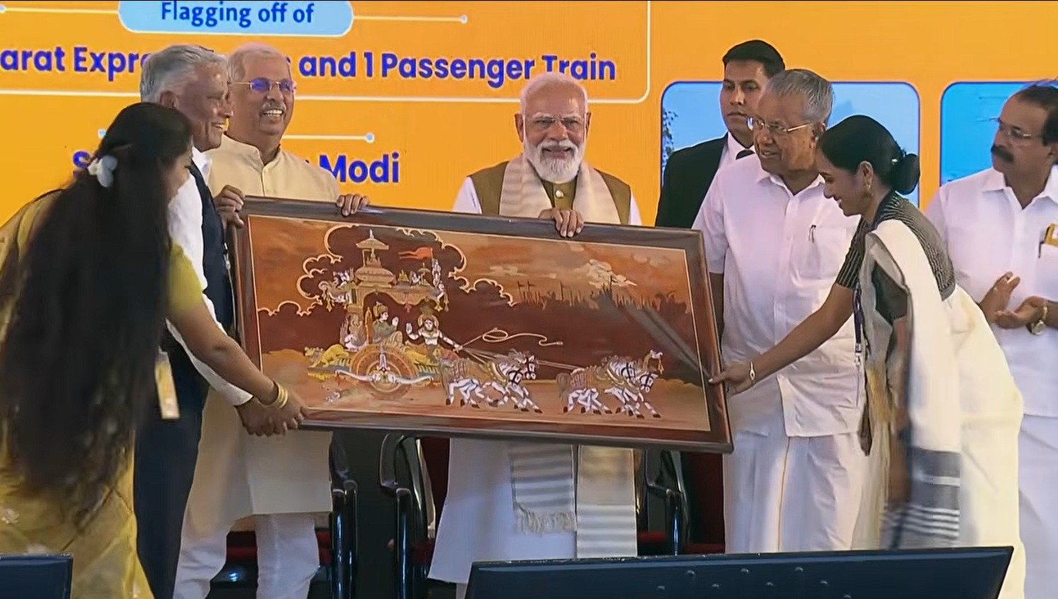 PM Modi flags off new trains, launches credit scheme, lays foundation stones for key projects in Kerala
