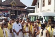 Indian cricket team visits Sree Padmanabhaswamy Temple ahead of T20I series finale in Kerala