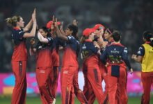 WPL 2026: Radha’s 66, Shreyanka’s five-for helps RCB beat GG, become table toppers (ld)