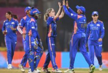 WPL 2026: Kerr, Carey pick three wickets each as MI register 50-run win over DC
