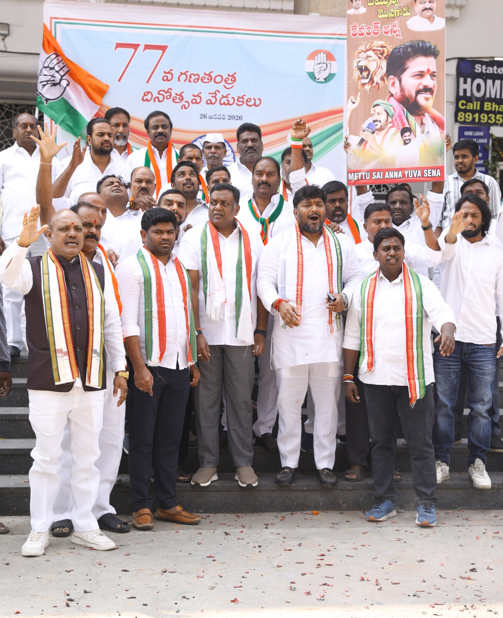 Congress wins majority of urban local bodies in Telangana (Lead)