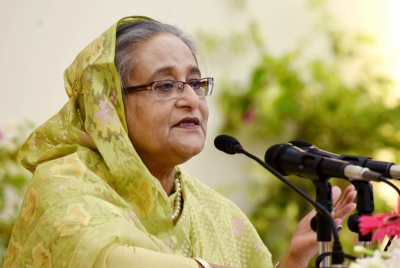 Hasina decries Bangladesh poll process, seeks resignation of Yunus
