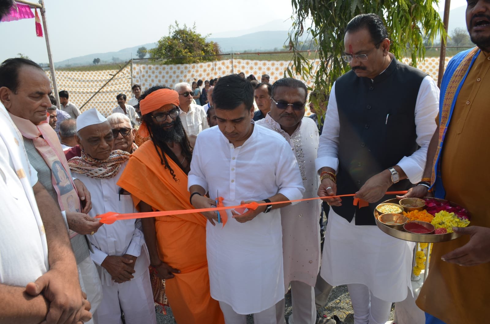 Dy CM Sanghavi attends temple renovation ceremony, honours martyred soldier's kin in Gujarat's Bhavnagar