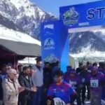 National Snow Shoe Championship flagged off at Sonamarg tourist resort in J&K