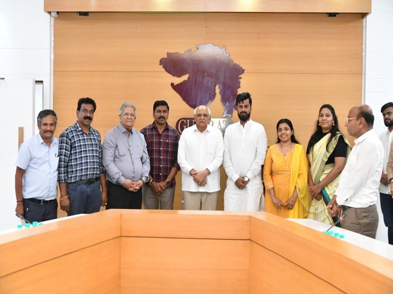 Kerala BJP delegation visits Gujarat, meets CM Bhupendra Patel