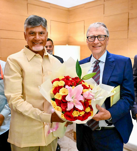 Bill Gates to visit Andhra Pradesh tomorrow