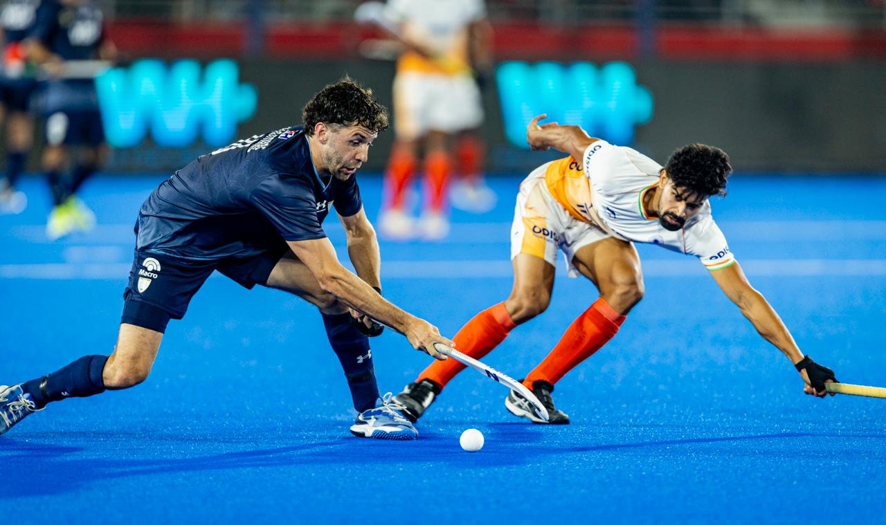 India edged 2-4 by Argentina at FIH Men's Pro League 2025-26