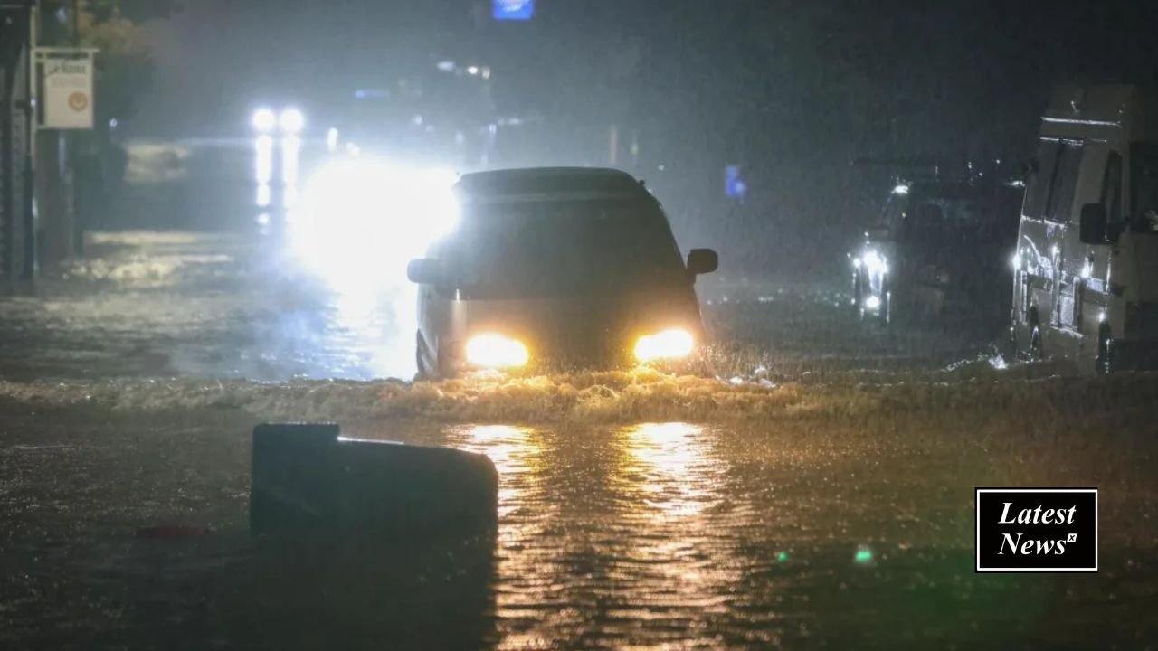 Flooding in Akaroa as wild weather moves south
