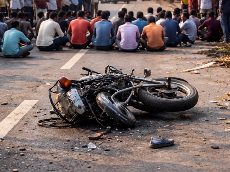 5 killed in separate road accidents in Bihar's Khagaria, NH-31 blocked in protest 6 5 killed in separate road accidents in Bihar's Khagaria, NH-31 blocked in protest