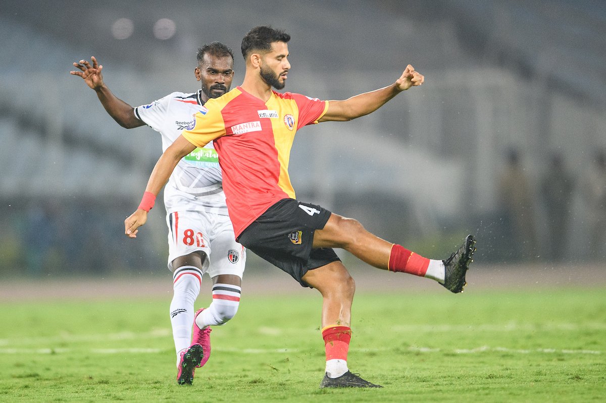 ISL 2025-26: Ezzejjari’s brace helps East Bengal overcome NorthEast United 2 ISL 2025-26: Ezzejjari’s brace helps East Bengal overcome NorthEast United