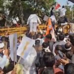 Congress workers march to UP Assembly over MGNREGA issue, several detained