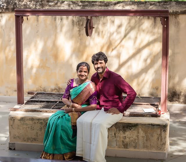 Sivakarthikeyan offers prayers at world famous Shiva temple in Tiruvannamalai on birthday