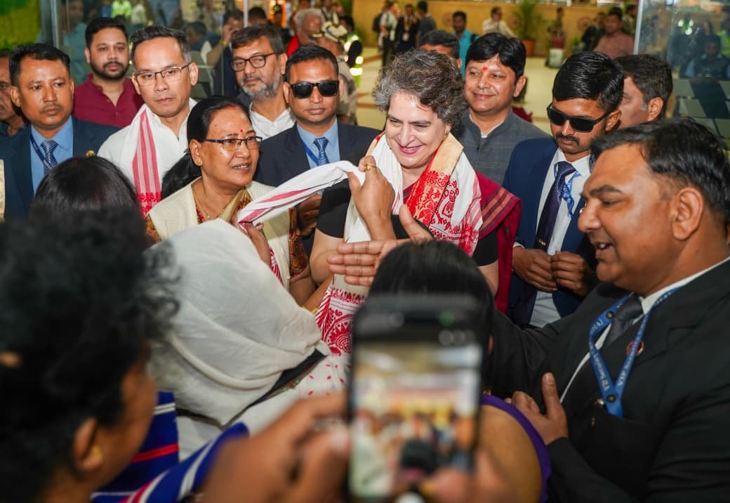 Priyanka Gandhi begins two-day Assam visit to speed up Cong poll preparations