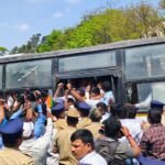 BJP protests in Bengaluru, seeks unconditional apology from Youth Congress over AI Summit demonstration