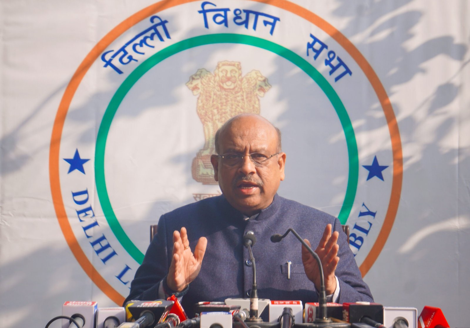 Delhi Assembly Speaker Vijender Gupta urges student parliamentarians to prioritise public service