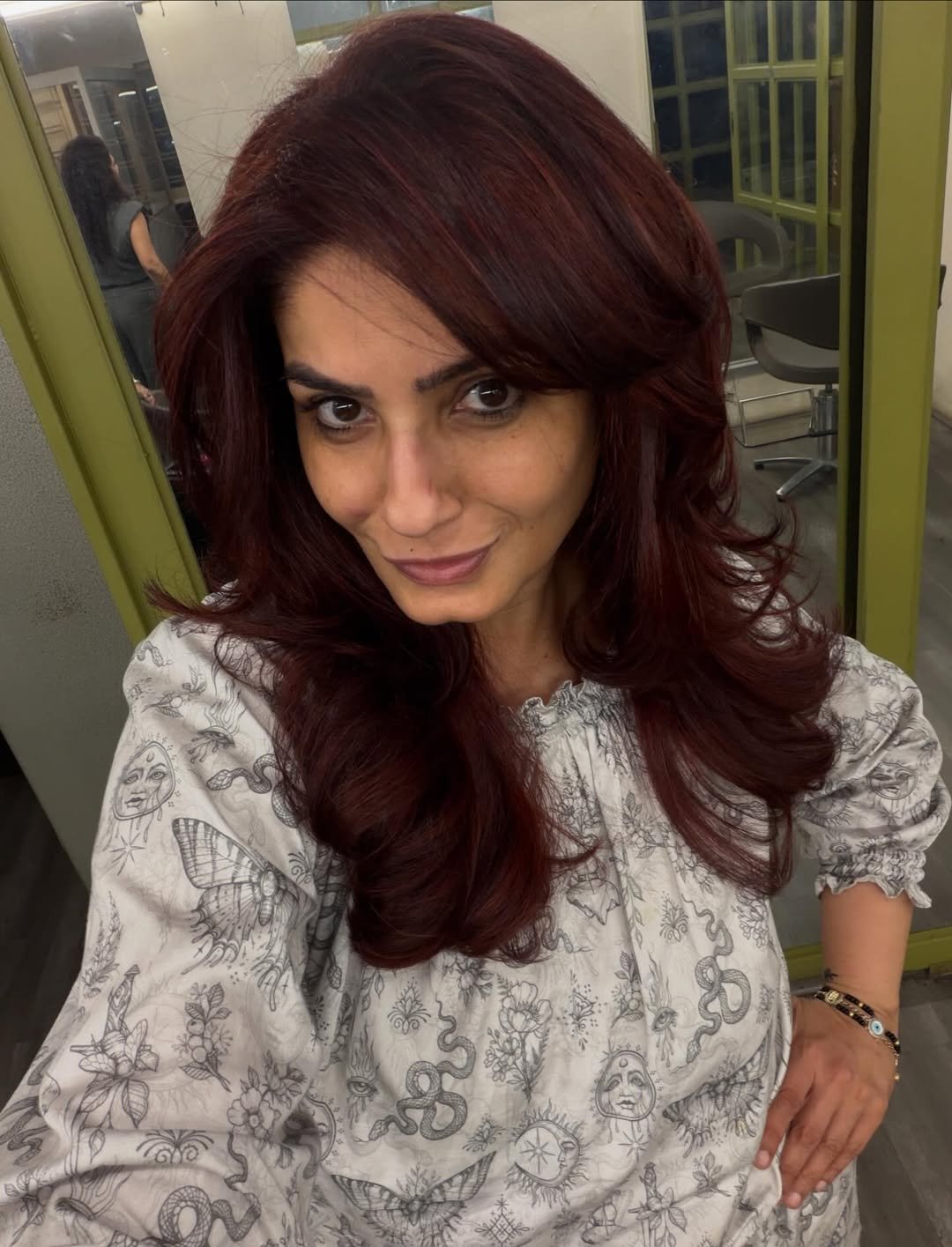 Raveena Tandon flaunts her new hair color with a 'Rambo Ho' twist