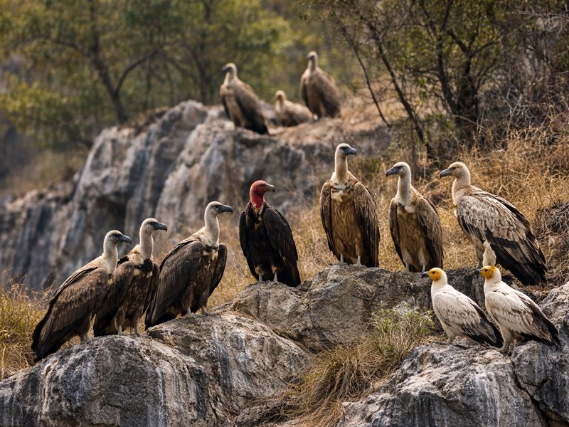 Madhya Pradesh: Panna records 1,127 vultures, Shivpuri 735 in first phase of census