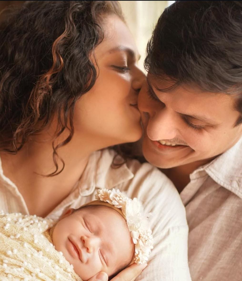 Drashti Dhami wishes husband Neeraj on 11th anniversary, says ‘he makes coffee at 3 AM as she holds their baby’