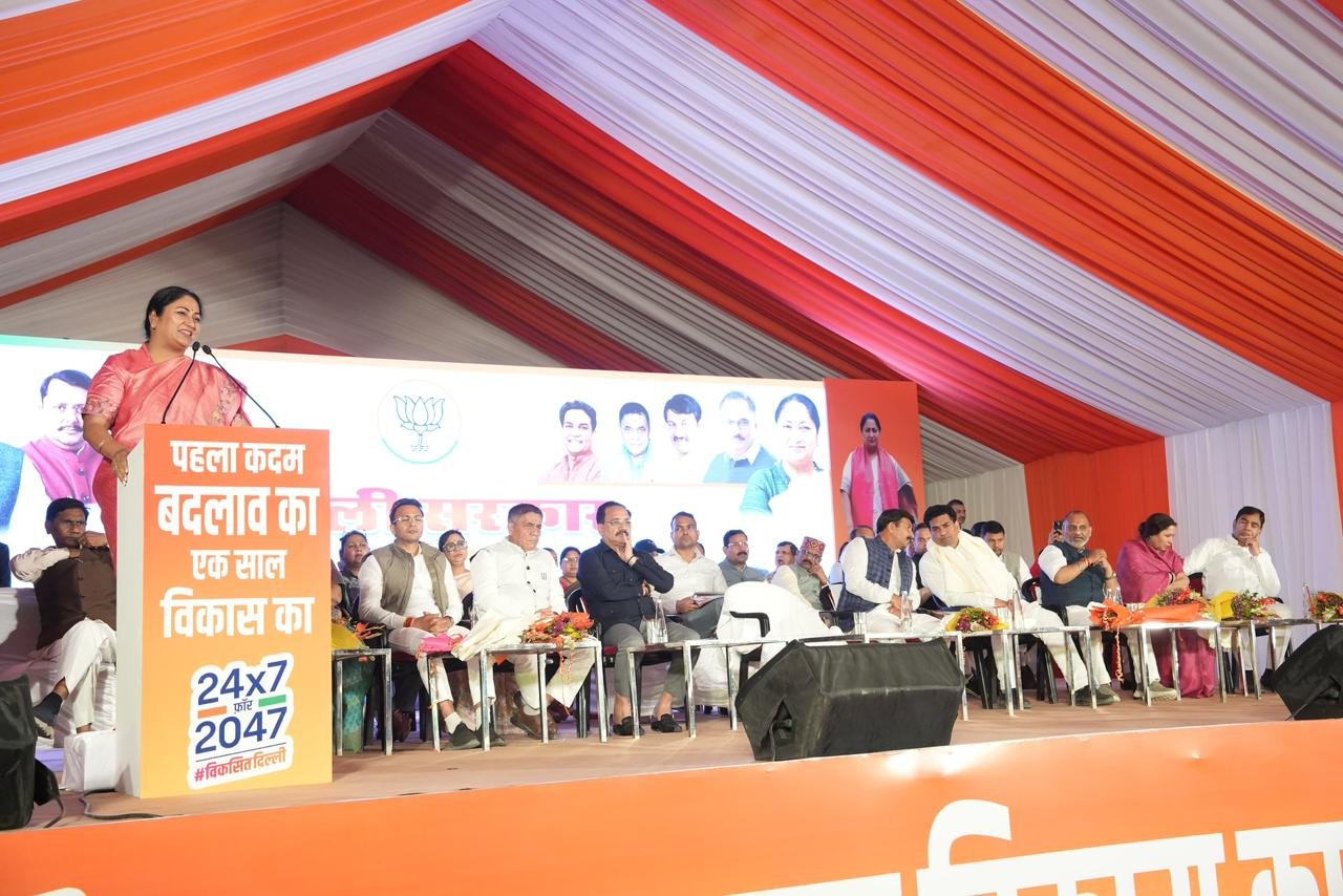 Delhi CM highlights govt’s achievements, thanks BJP workers