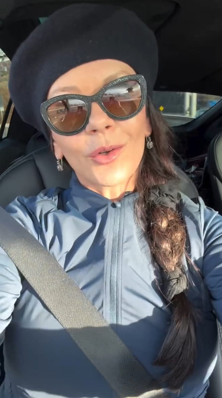 Catherine Zeta Jones is having a ‘grave old time’ as she’s working on ‘Wednesday 3’